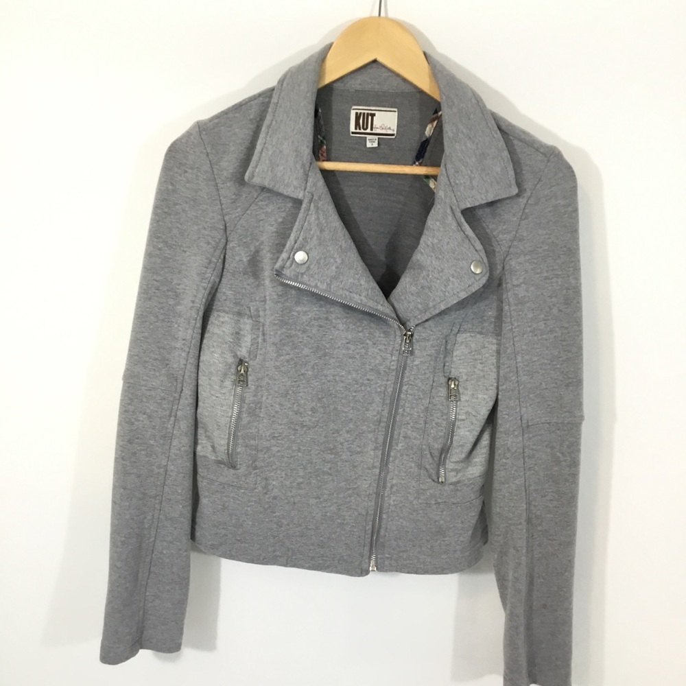 ✨KUT from the KLOTH Moto Zip Jacket Sweater - Picture 4 of 6